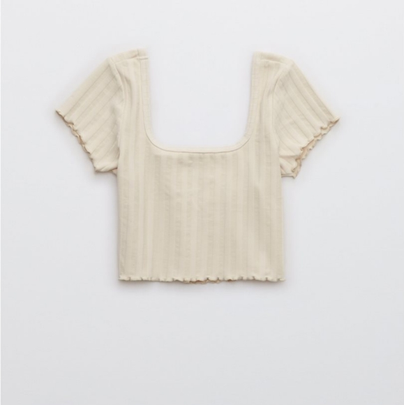 Aerie Groove Crop Tee - Picture 3 of 8